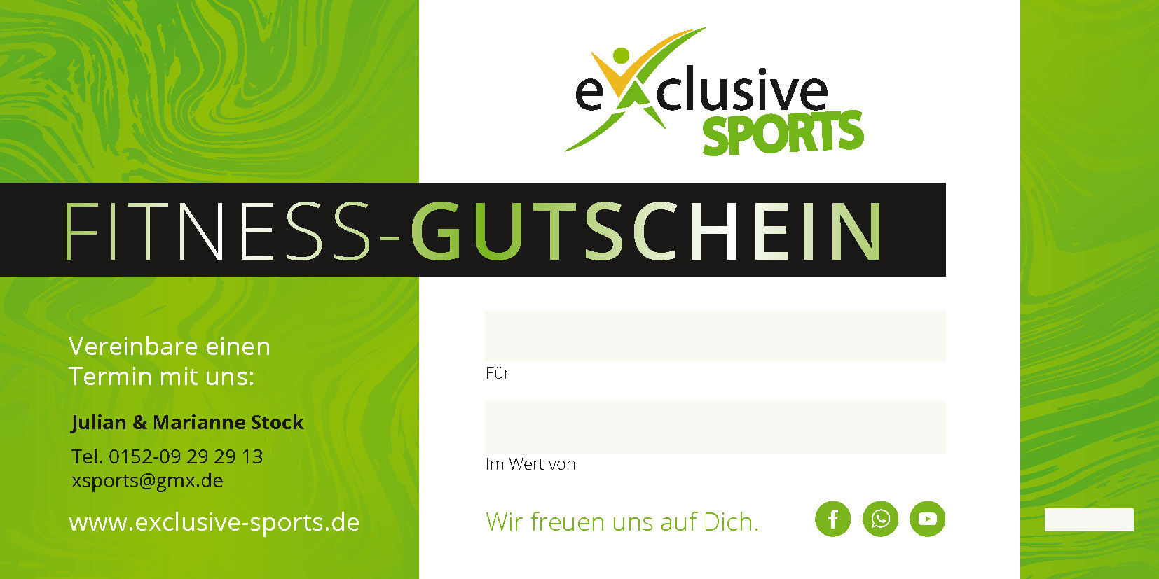 FitnessGutschein_exclusive Sports
